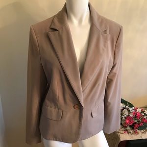NINE & CO Taupe Two Button Jacket
